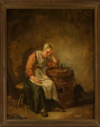 Schlafende Frau