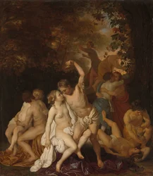 Szene mit Bacchantinnen