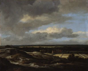 Haarlem von den Dünen im Nordwesten gesehen