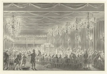 Allianzmahlzeit in Amsterdam, 1786