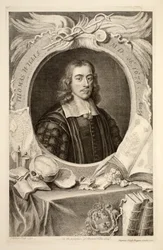 Porträt von Thomas Willis, M.D., Illustration aus 