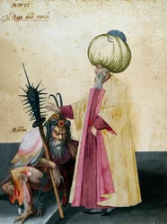 Mufti und Monster, Zeichnung von Jacopo Ligozzi