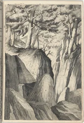Der herausragende Felsen (Sasso spicco) [Tafel I]