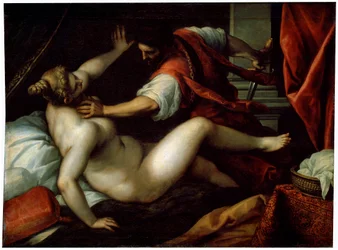 Tarquinius und Lucretia, 16. oder frühes 17. Jahrhundert