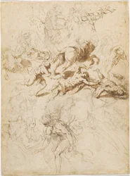 Die Bekehrung des Heiligen Paulus; Adam und Eva