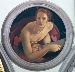 St. Matthäus, Tondo von der Kuppel der Evangelisten, 1528