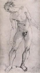 Studie einer männlichen Figur für das 