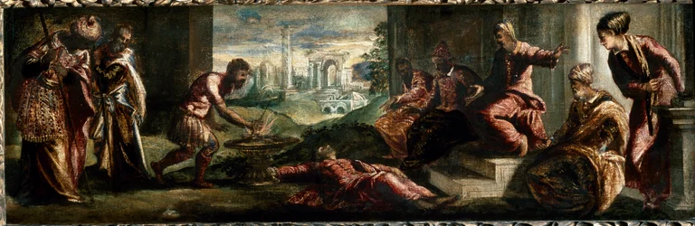 Caius Mucius Scaevola vor Porsenna (Detail)