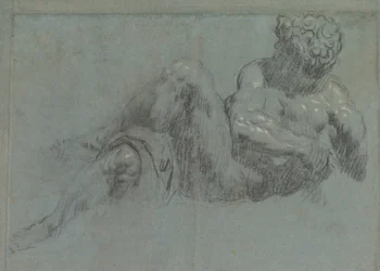 Studie nach Michelangelos Giorno, ca. 1550-55