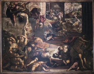 Der Kindermord in Bethlehem, 1582-1585.