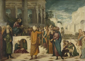 Christus mit der Ehebrecherin