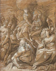 Atlas und Herkules
