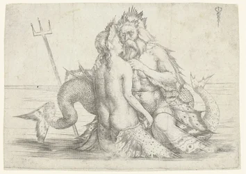 Triton und Nereide in Umarmung