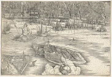 Ansicht von Venedig [unterer Mittelblock], 1500