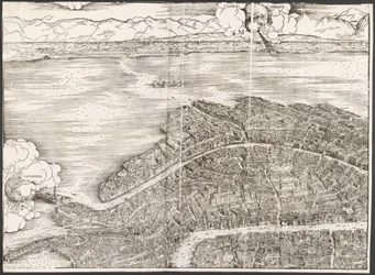 Ansicht von Venedig [oben links], 1500