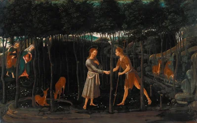 Das Treffen des Christuskindes und Johannes des Täufers