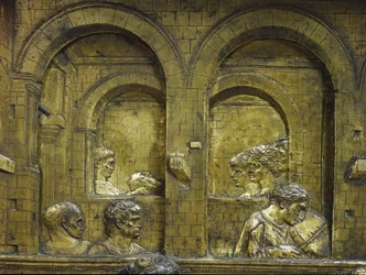 Das Festmahl des Herodes, (Detail)