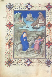 Ms 11060-61, Flucht nach Ägypten, aus 
