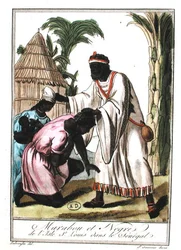 Marabout aus Saint-Louis, Senegal