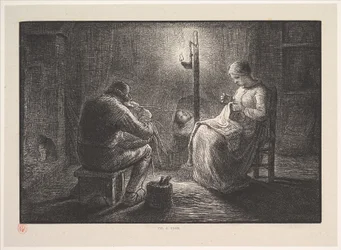 Nacht, aus der Serie Vier Tageszeiten, 1830-75