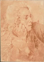 Halbporträt von François Boucher