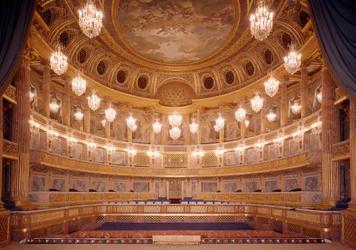 Ansicht des Inneren der Königlichen Oper von Versailles