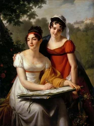 Porträts von Mesdemoiselles Duval, erstes Viertel des 19. Jahrhunderts