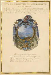 Wappen mit Landschaft