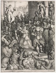 Das Martyrium der Heiligen Lucia