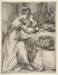 Der Suizid der Porcia, 1612-16.