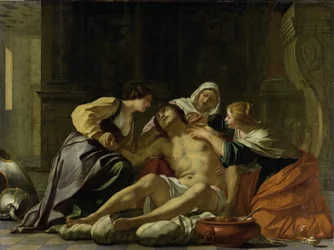 Der heilige Sebastian, gepflegt von Irene und ihren Helfern