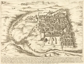 Luftaufnahme der Stadt Jerusalem