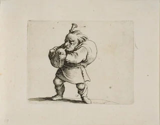 Dudelsackspieler, aus Varie Figure Gobbi