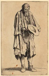 Bettler mit Rosenkranz, Blatt 11 der Folge „Die Bettler“