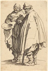 Blinder Bettler und Begleiter, ca. 1622
