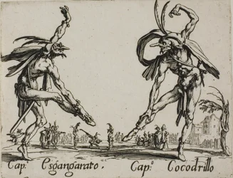 Capitano Esgangarato - Capitano Cocodrillo, Platte 14 aus Balli di Sfessania