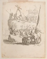 Christus durchbohrt von der Lanze, Nr. 11 von 11 aus La Petite Passion