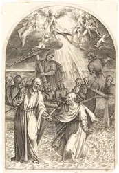 Christus geht auf dem Wasser [zweite Platte]