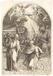 Christus wandelt auf dem Wasser [zweite Tafel]