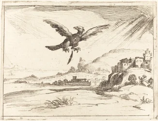 Adler verliert eine alte Feder
