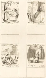 Edmund, König von England, Märtyrer, Darstellung der Jungfrau, St. Kolumba, St. Cäcilia