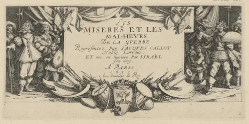 Frontispiz, Blatt 1 der Folge „Grauen des Krieges“