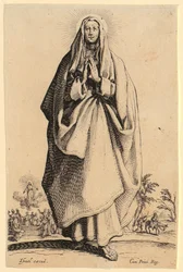Frontispiz, Blatt 1 der Folge „Jesus, die zwölf Apostel und Maria“