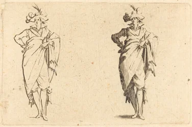 Herr von vorne gesehen mit Hand an der Hüfte