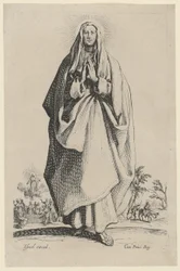 Heilige Jungfrau Maria, Blatt 3 der Folge „Jesus, die zwölf Apostel und Maria“