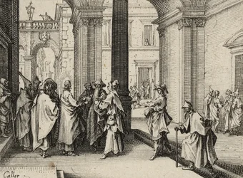 Jesus und die Gesetzeslehrer, 1635