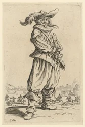 Krieger mit dem großen Federhut