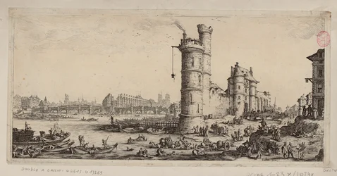 Der Tour de Nesle und Blick auf den Pont Neuf