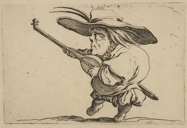 Der Lautenspieler, aus Varie Figure Gobbi