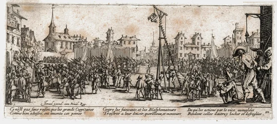 Die Elend und die Leiden des Krieges (Gravur)